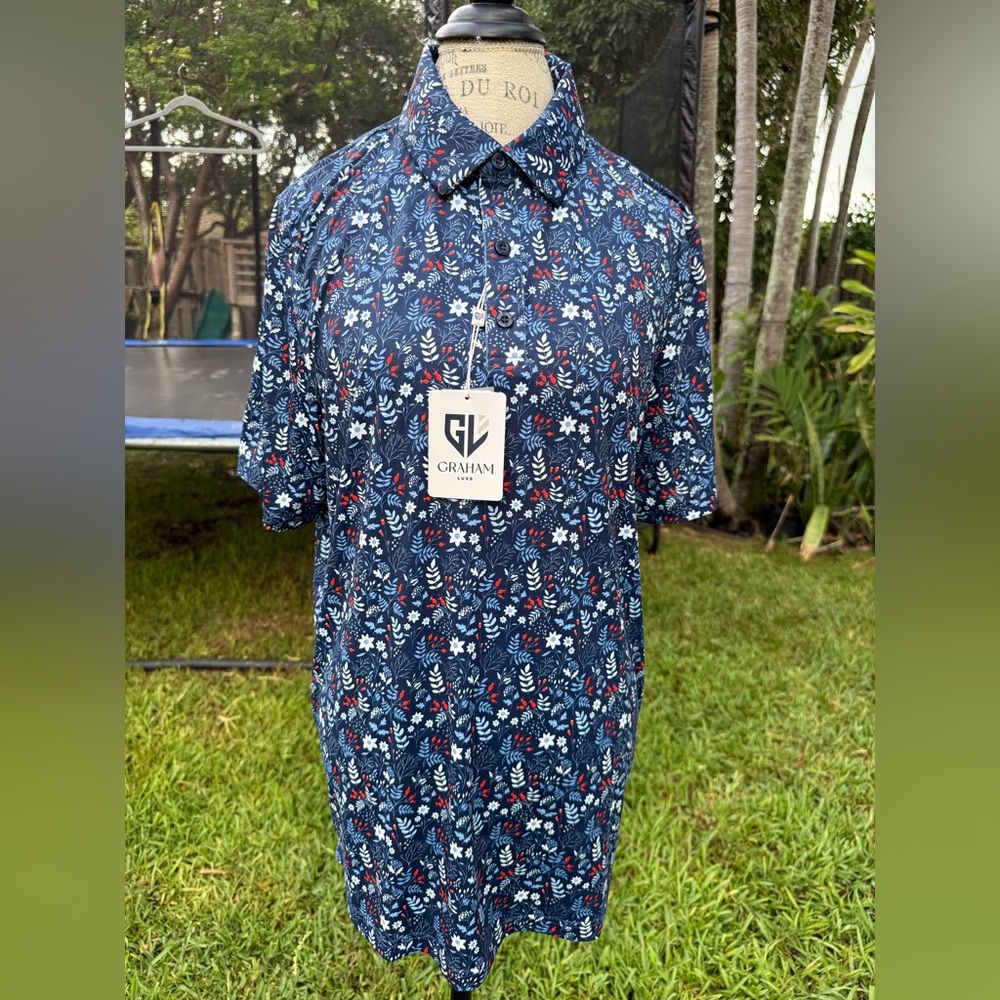 Graham golf shirts size L NWT